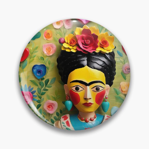 Item preview, Frida Kahlo yellow doll designed and sold by Joanne Walsh.