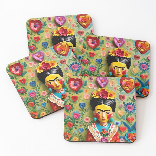 Item preview, Frida Kahlo yellow doll designed and sold by Joanne Walsh.