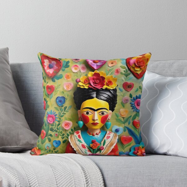 Item preview, Frida Kahlo yellow doll designed and sold by Joanne Walsh.