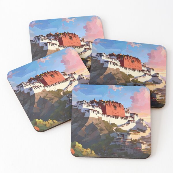 Item preview, Potala Mosaic: Sunrise Palace Dream designed and sold by purrfect pattern.