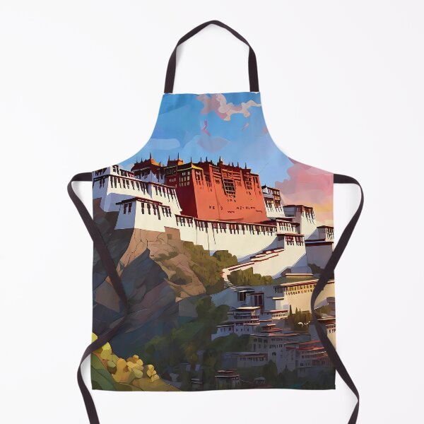 Item preview, Potala Mosaic: Sunrise Palace Dream designed and sold by purrfect pattern.
