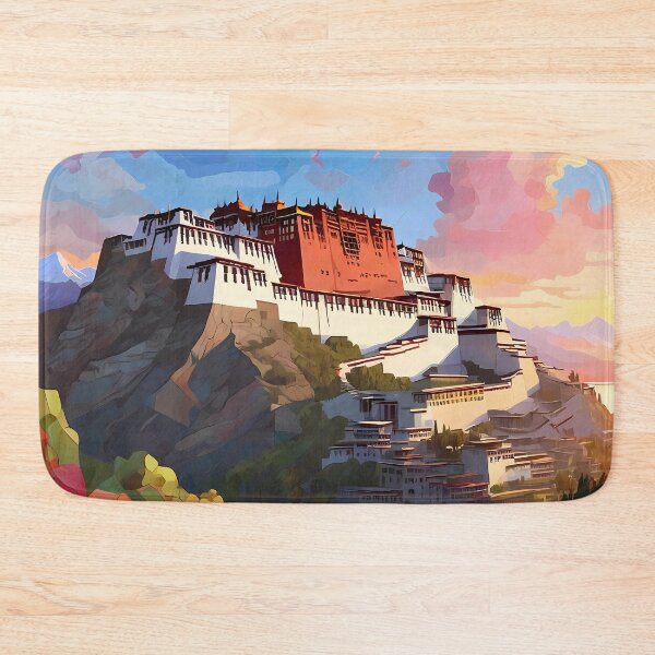 Item preview, Potala Mosaic: Sunrise Palace Dream designed and sold by purrfect pattern.