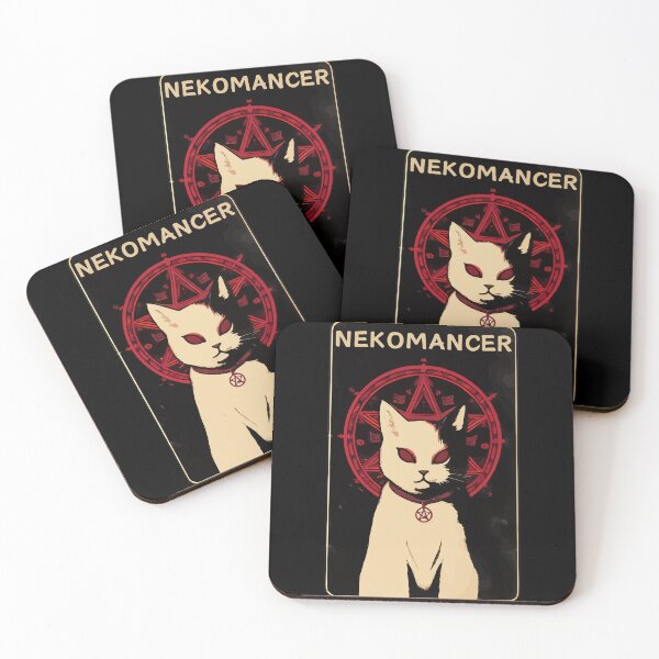Item preview, Spooky Nekomancer demon cat designed and sold by TomFrontierArt.