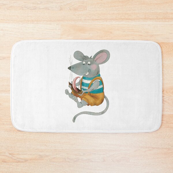 Item preview, Cute mouse sitting with a toy boat designed and sold by Catsspirit.