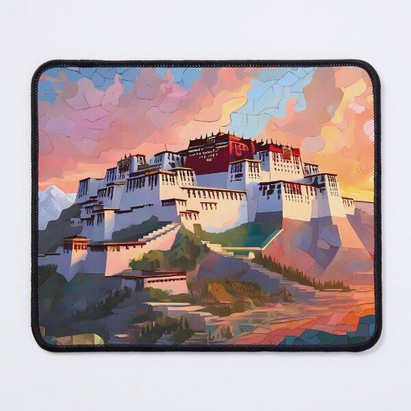 Item preview, Potala Mosaic: History & Sunrise Art Delight designed and sold by purrfect pattern.