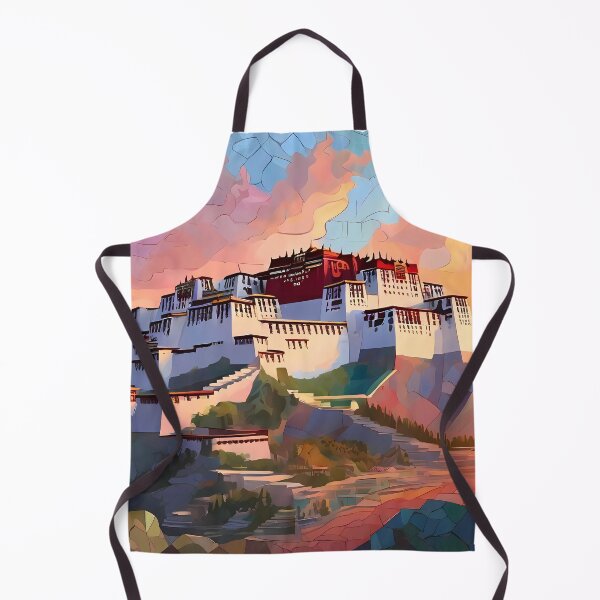 Item preview, Potala Mosaic: History & Sunrise Art Delight designed and sold by purrfect pattern.