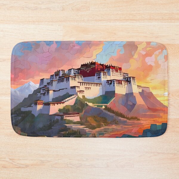 Item preview, Potala Mosaic: History & Sunrise Art Delight designed and sold by purrfect pattern.