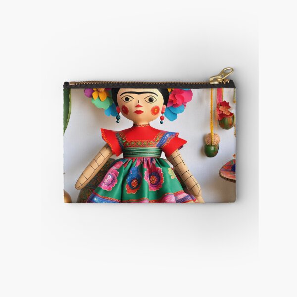 Item preview, Frida Kahlo rag dolly designed and sold by Joanne Walsh.