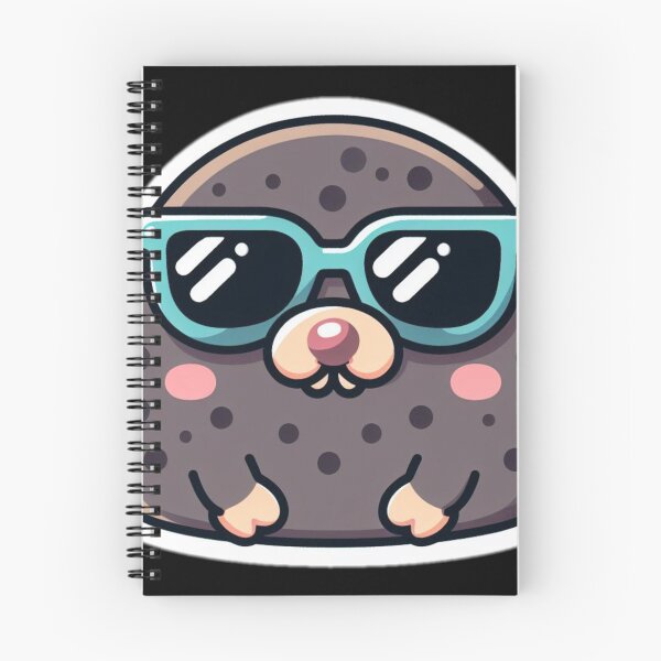 Item preview, Kawaii Mole with sunglasses designed and sold by BeardedTree.