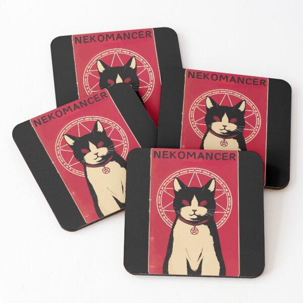 Item preview, Spooky Nekomancer demon cat designed and sold by TomFrontierArt.
