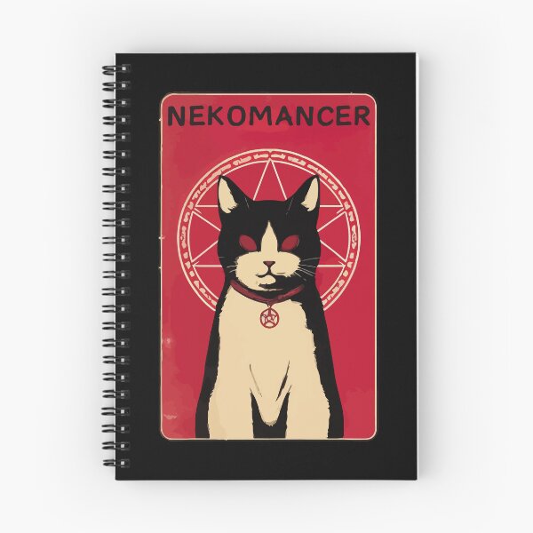 Item preview, Spooky Nekomancer demon cat designed and sold by TomFrontierArt.