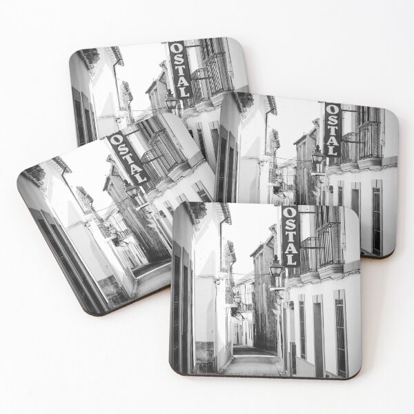 Item preview, Narrow Alleys of Cordoba Black and White Vertical designed and sold by eddiebarronshop.