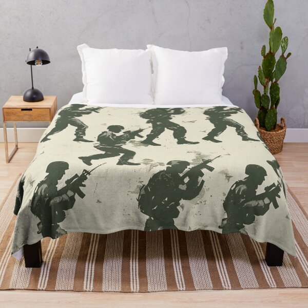 Item preview, Tiled Green Solider Pattern designed and sold by dcrc.