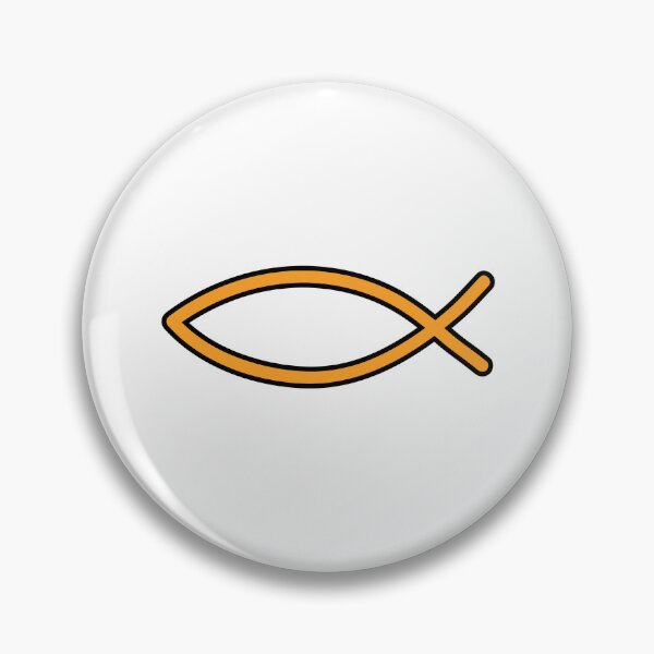 Item preview, Orange Christian Fish designed and sold by EternalRock.