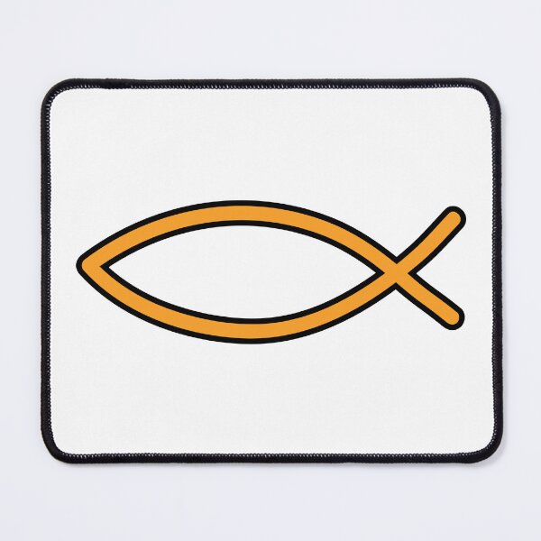 Item preview, Orange Christian Fish designed and sold by EternalRock.