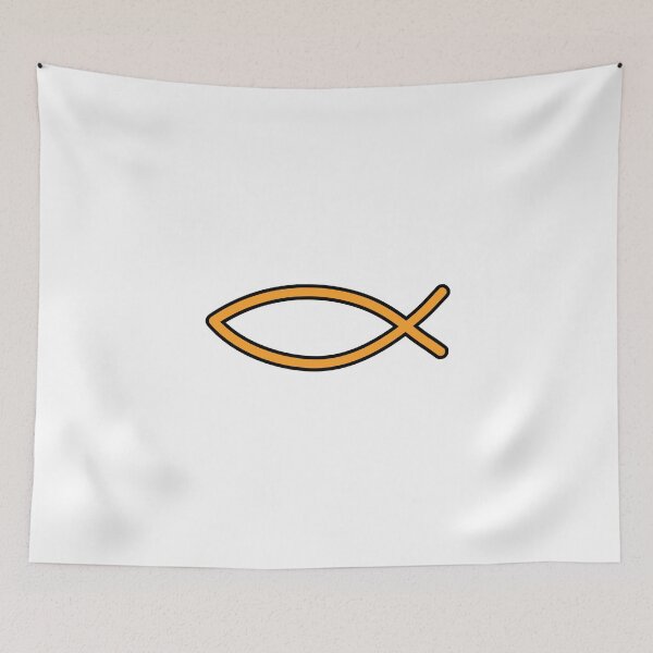 Item preview, Orange Christian Fish designed and sold by EternalRock.
