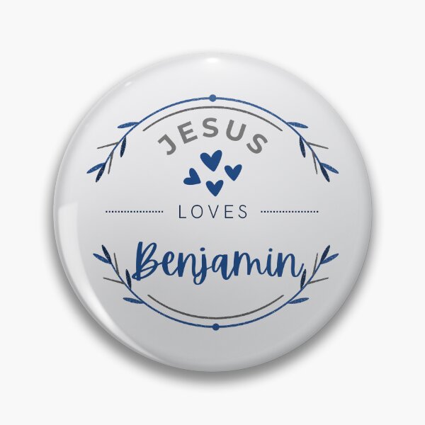 Item preview, Benjamin - Jesus Loves Benjamin / personalised name  designed and sold by Share-Blessings.