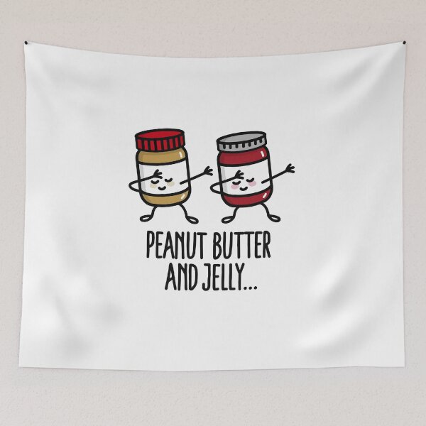 Item preview, Dabbing dab peanut butter and jelly jar designed and sold by LaundryFactory.