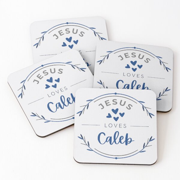Item preview, Caleb - Jesus Loves Caleb / personalised name  designed and sold by Share-Blessings.