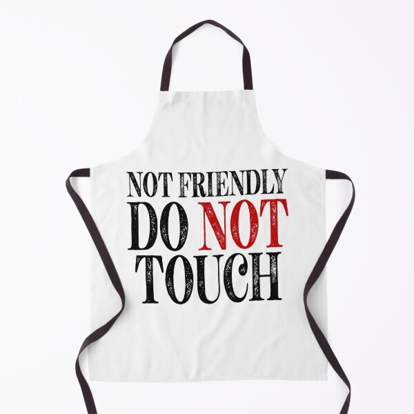 Item preview, Not Friendy. Do Not Touch. designed and sold by Angry Swan Designs.