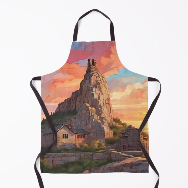 Item preview, Chimney Rock Mosaic: Sunset Skyline Dream designed and sold by purrfect pattern.