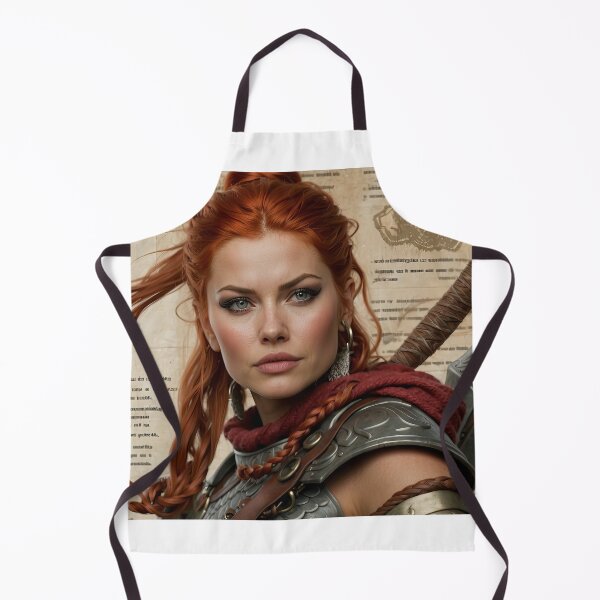 Item preview, The Gaze of Red Sonja designed and sold by Samantha AI Artist.