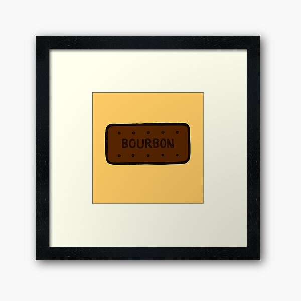 Chocolate Bourbon Biscuit Framed Art Print