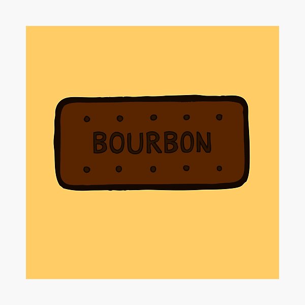 Chocolate Bourbon Biscuit Photographic Print