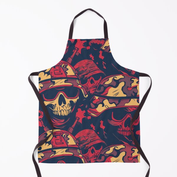 Item preview, Tiled Military Skull Pattern designed and sold by dcrc.