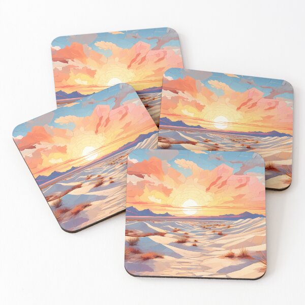 Item preview, White Sands Mosaic: Sunset Dunes Dream designed and sold by purrfect pattern.
