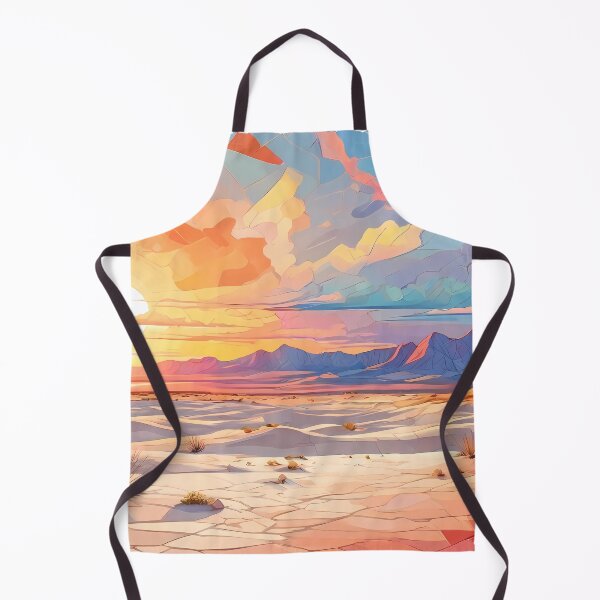 Item preview, White Sands Mosaic: Nature & Sunset Art Delight designed and sold by purrfect pattern.