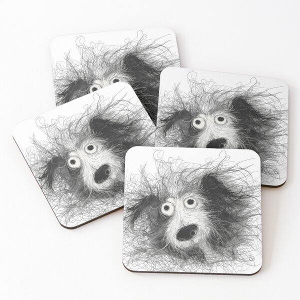 Item preview, hand drawn dog designed and sold by iparhaizeaphoto.