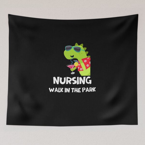 Item preview, Nursing Walk in the Park, Nursing School, Funny Nursing, Registered Nurse designed and sold by JustCrafted.