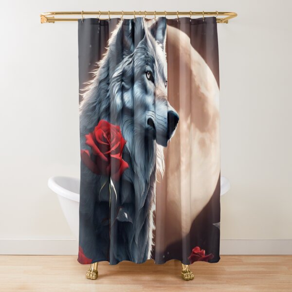 Guardian of the roses Shower Curtain
