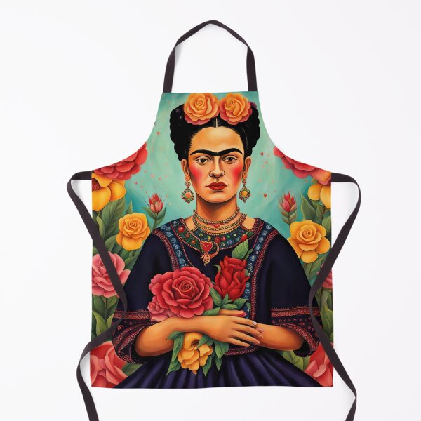 Item preview, Frida Kahlo holding roses designed and sold by Joanne Walsh.