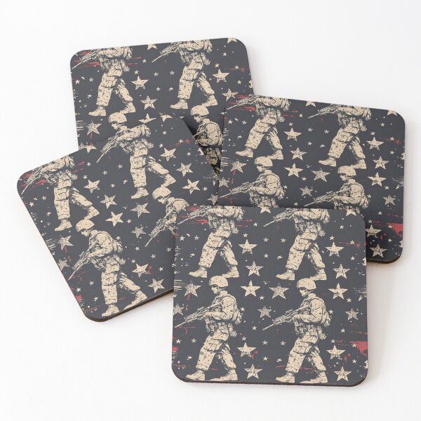 Item preview, Tiled Dark Soldier Pattern designed and sold by dcrc.