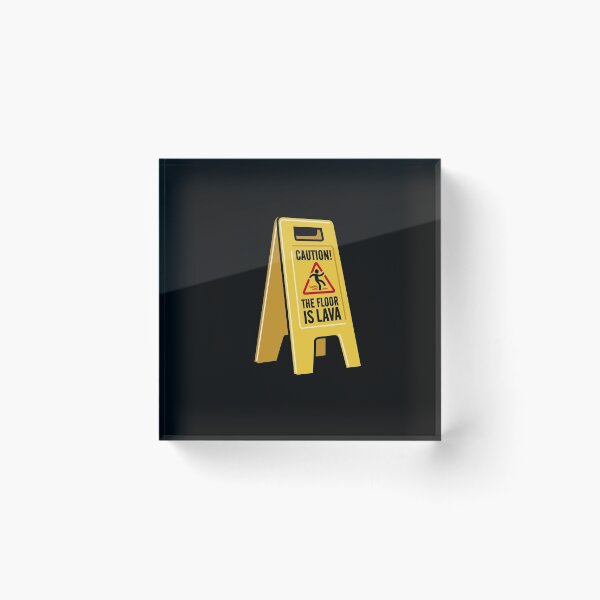 Item preview, Caution the floor is lava designed and sold by LaundryFactory.