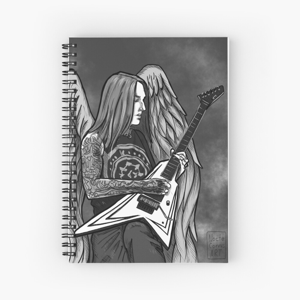 Item preview, Spiral Notebook designed and sold by BlackOrchidArt.