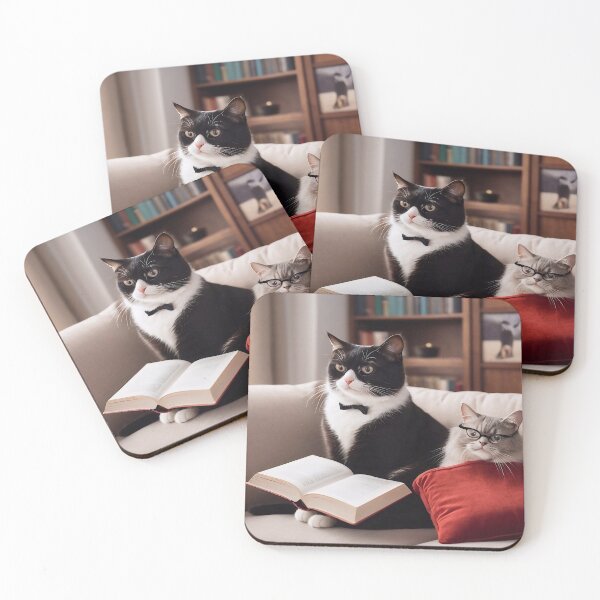 Item preview, Professor cat and intelligent cat designed and sold by M-Y-A-R-T-.
