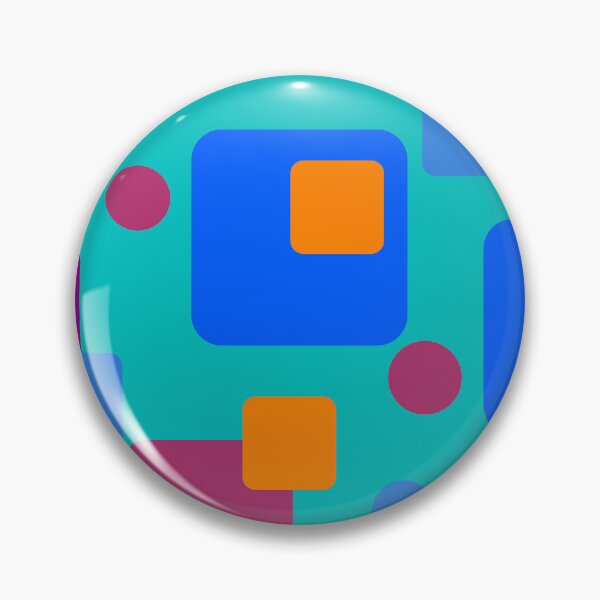 Item preview, Retro Abstract Dream Space on Teal Half-Drop-5748 designed and sold by Art in My Loft.
