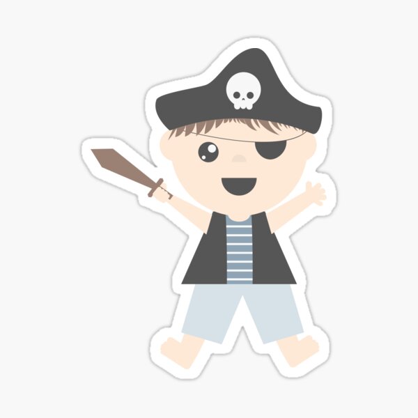 Item preview, pirate boy designed and sold by Lapeticrafter.