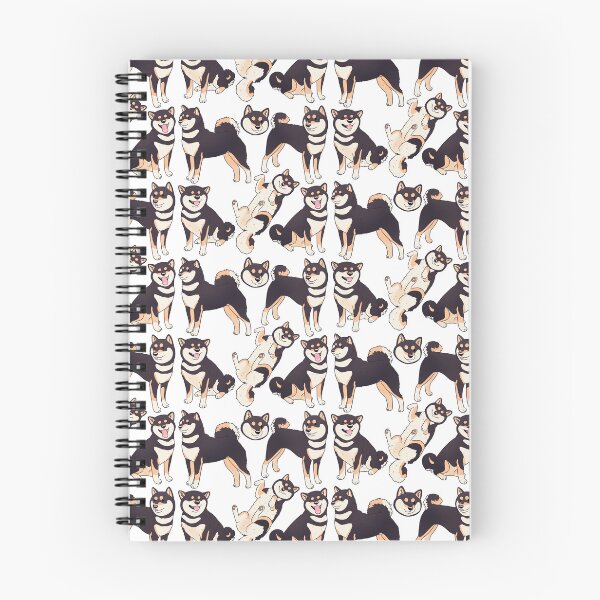 Item preview, Cute black and tan shiba inu dog pattern  designed and sold by Yaragold.