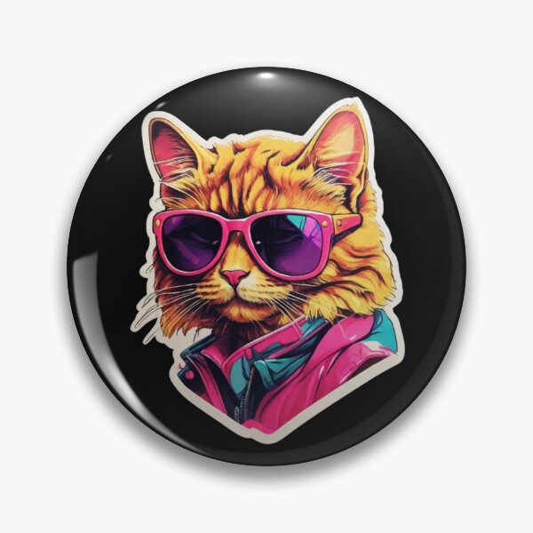 Item preview, Designer Cat: Party in 80s Style. designed and sold by NewtBoo.