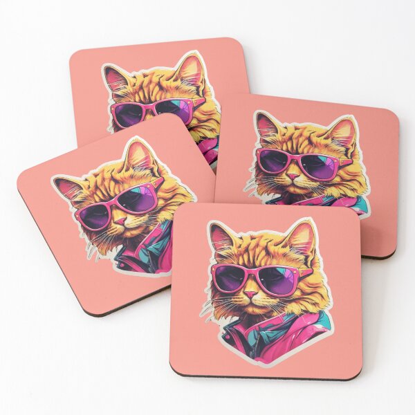 Item preview, Designer Cat: Party in 80s Style. designed and sold by NewtBoo.