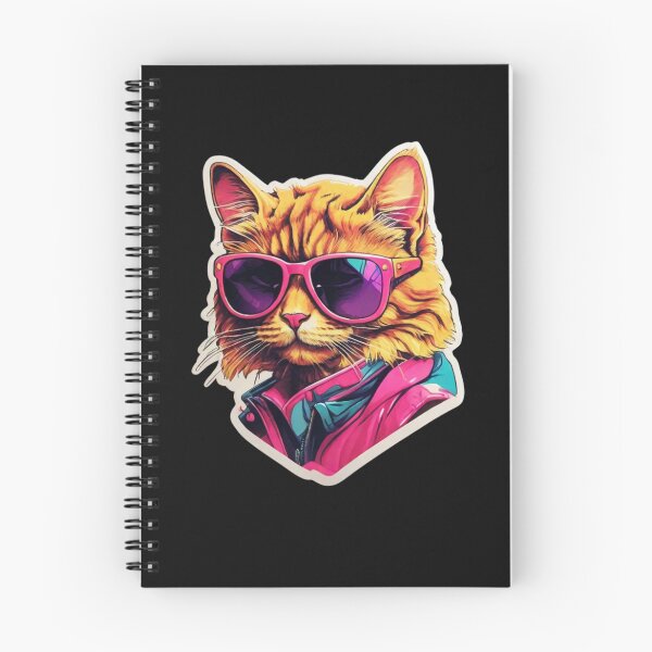 Item preview, Designer Cat: Party in 80s Style. designed and sold by NewtBoo.