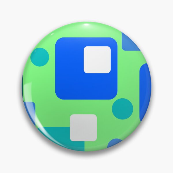 Item preview, Retro Abstract Dream Space on Bright Green Half-Drop-5748 designed and sold by Art in My Loft.