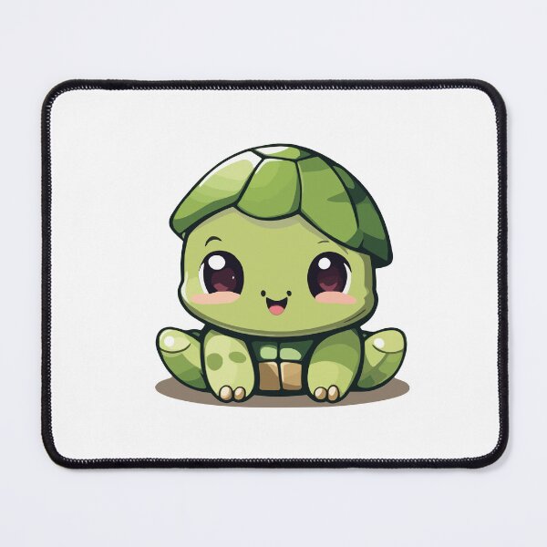 Item preview, Cute Turtle, Tortoise,  Turtle Illustration, Funny, Cartoon, Kawaii, Water Turtle,  designed and sold by Karolina1121.