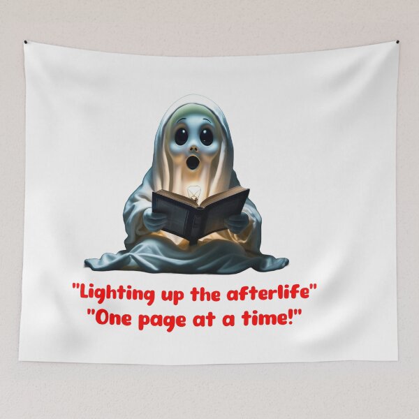 Item preview, Reading ghost designed and sold by NagalkarArtWork.