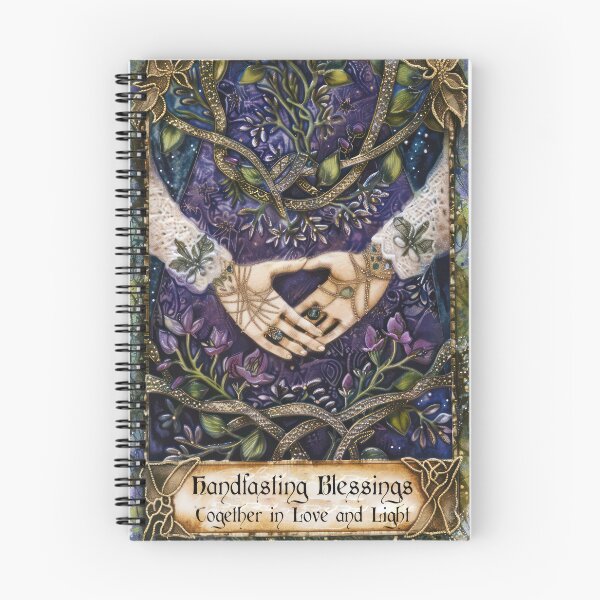 Item preview, Handfasting Greetings Card designed and sold by thewandswant.