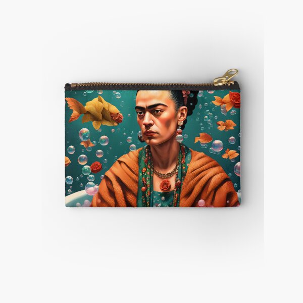 Item preview, Frida Kahlo and fish designed and sold by Joanne Walsh.